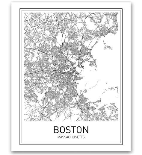 boston on map of us 7