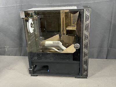 Gim Atx Mid Tower Pc Case Black Pre Installed Rgb Fans Gaming Pc