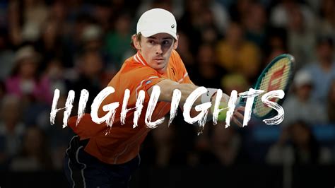 Alex De Minaur V Flavio Cobolli Australian Open Highlights Tennis