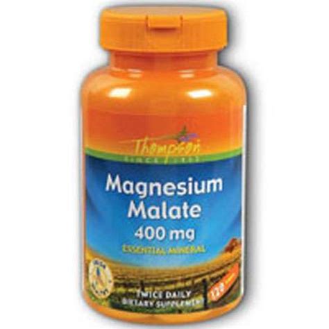 Magnesium Malate Malate, 120 Tab by Thompson - BISHOPS MARKET