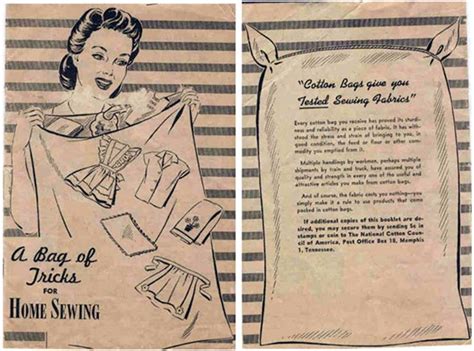 Did You Know S Flour Sacks Had Colorful Patterns For Women To Sew