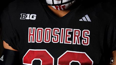 Indiana Hoosiers Unveil New Black Alternate Football Uniforms ...