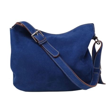 Sac Main En Cuir De Taurillon Nubuck Mod Le Riviera Charles Et