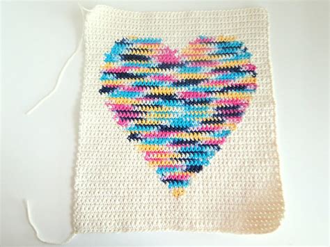 Plus 3 Crochet Intarsia Crochet Heart