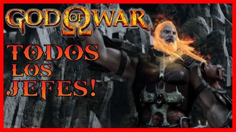 TODOS Los JEFES De GOD Of WAR YouTube