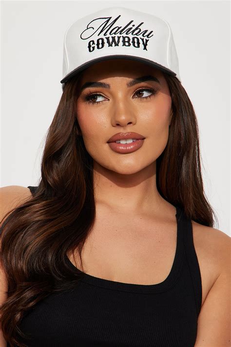 Malibu Cowboy Hat Blackwhite Fashion Nova