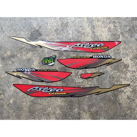 Jual Striping Stiker List Body Honda Astrea Grand Striping Astrea Grand