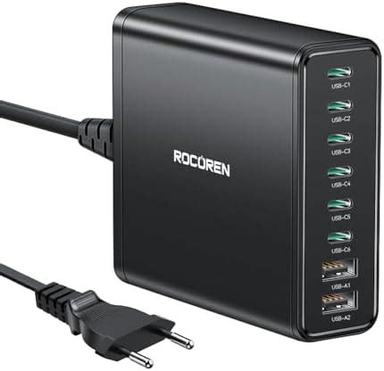 Rocoren W Adowarka Usb C Gan Zasilacz Usb C Port W Pd W Qc