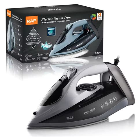 Raf Steam Iron Non Stick Ceramic Sole Electric Steam Iron W Ceramic