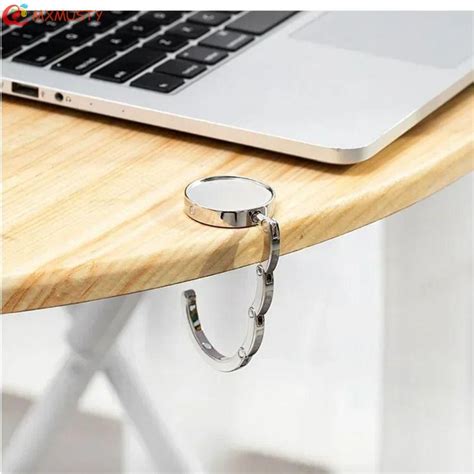 Suporte De Mesa Para Bolsa - Suporte de Mesa Metálico Dobrável com Gancho para Bolsa de 3 Peças ...