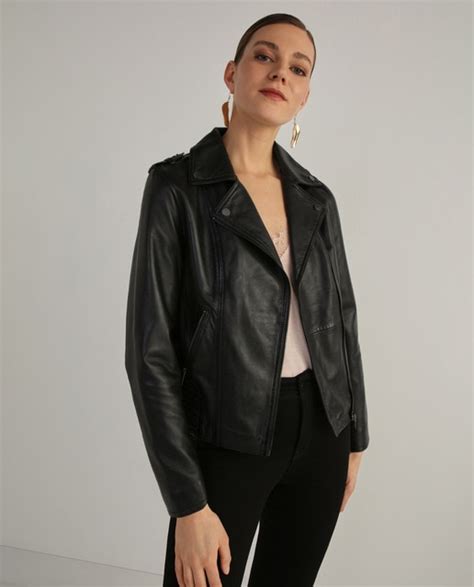 Women S 100 Leather Biker Jacket · Women S Fashion · El Corte Inglés