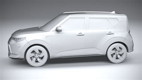 Kia Soul GT Line 2023 3D Model 159 3ds C4d Fbx Lwo Ma Obj Max