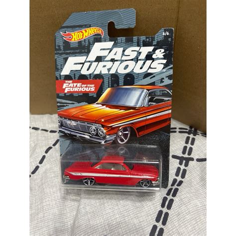 Hot Wheels 61 Chevrilet Impala Fast Furious Velozes E Furiosos Shopee Brasil