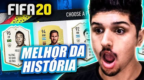 EU MONTEI O MELHOR DRAFT DA HISTÓRIA FIFA 20 FUT DRAFT YouTube