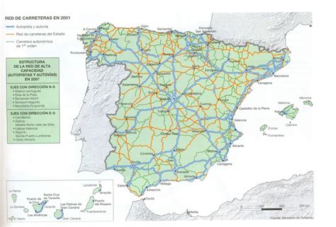 Mapa De Carreteras De España Actualizado