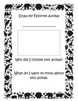 Draw my Favorite Animal by Future Generation Learning | TpT