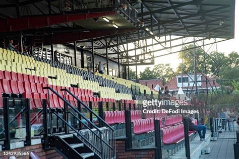 Stadion Go Ahead Eagles Stadium overview inside prior to the Dutch ...