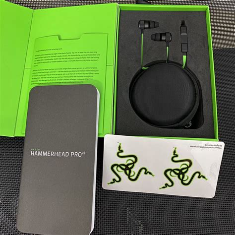 wired earphones  razer hammerhead pro   ear vicedeal