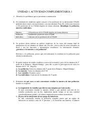 Unidad Act Comp Docx Unidad Actividad Complementaria Resuelve