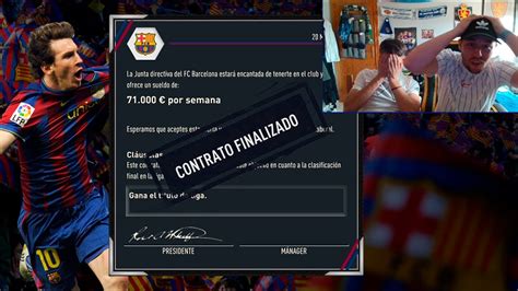 Reconstruyendo Al FC BARCELONA Con Un Amigo SALE MAL YouTube