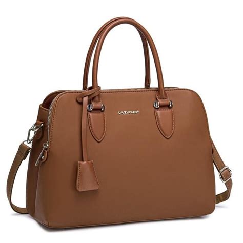 David Jones Sac à Main Femme Elégant Cabas Fourre Tout Cuir PU 2