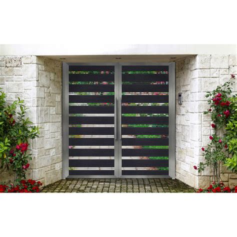 Portillon en aluminium anodisé MODERN M492 Style Doors S A