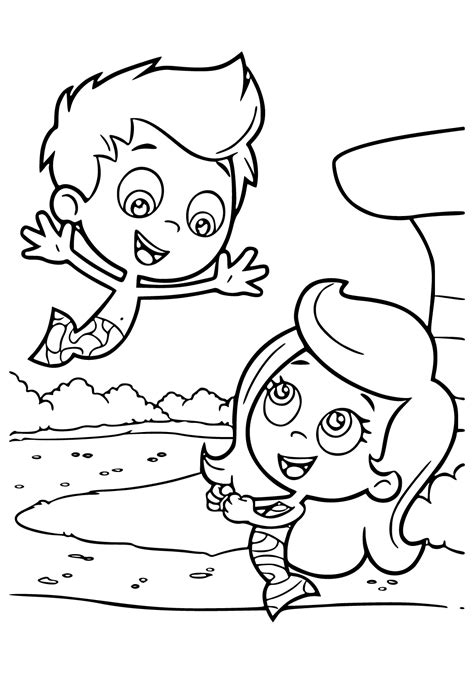 Dibujo E Imagen Bubble Guppies Amigos Para Colorear Y Imprimir Gratis Para Adultos Niñas Y