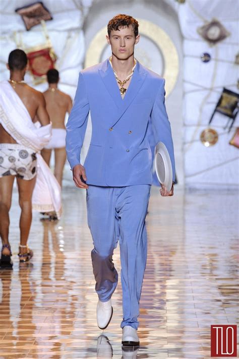 Versace Spring Menswear Collection Milano Fashion Week Tom Lorenzo