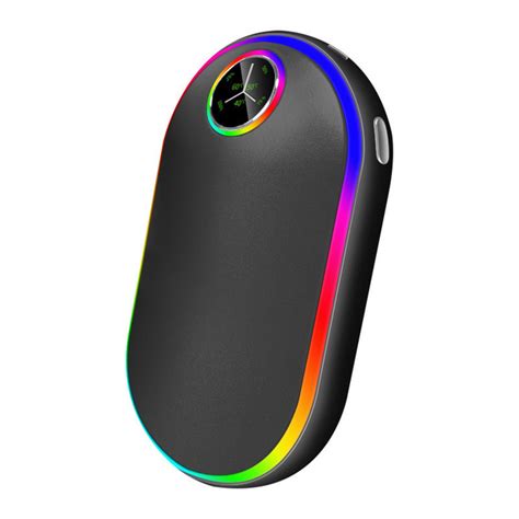 Грелка для рук аккумуляторная, 10000mAh, до 60C, черная, microUSB ...