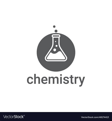 Chemistry Logo Royalty Free Vector Image Vectorstock