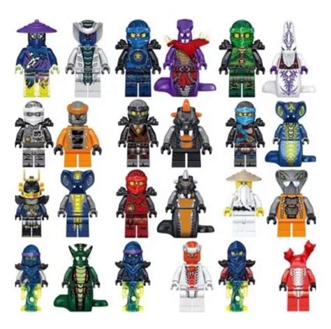 Boneco Blocos De Montar Ninjago Lloyd Jay Zane Kole Kai Frete Gr Tis