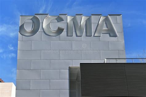 COSTA MESA CALIFORNIA 3 APR 2023 OCMA Sign On The Back Side Of The