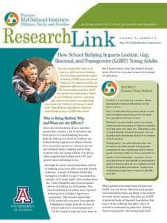 How School Bullying Impacts Lesbian Gay Bisexual And How School Bullying Impacts