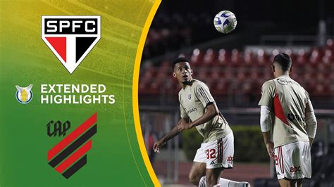 S O Paulo Vs Athletico Paranaense Extended Highlights Brasilerao