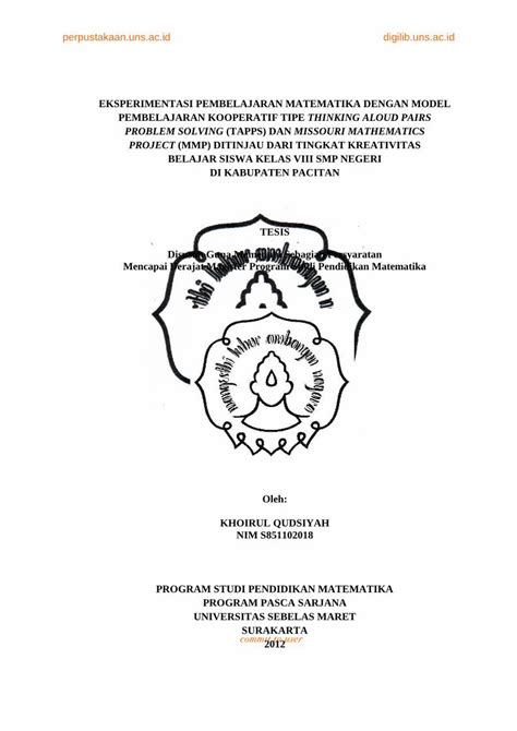 Pdf Perpustakaan Uns Ac Id Digilib Uns Ac Id Eksperimentasi