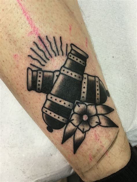 Field Artillery Crossed Cannons Tattoo