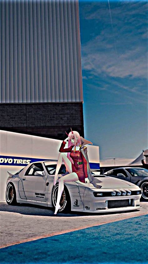 Jdm anime en 2024 Coches geniales Chica y coche Bosquejo del diseño