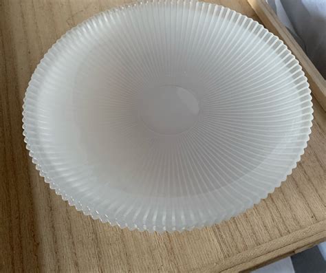 Vintage Frosted Glass Bowls Etsy