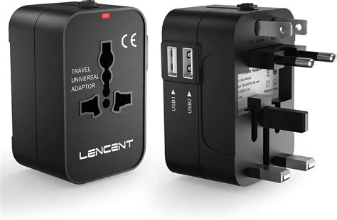 Lencent Travel Adapter World Travel Travel Plug For 150 Countries Global Universal Adapter