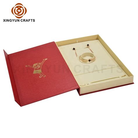 Custom Luxury Elegant Cardboard Paper Jewelry Set Packaging Box With