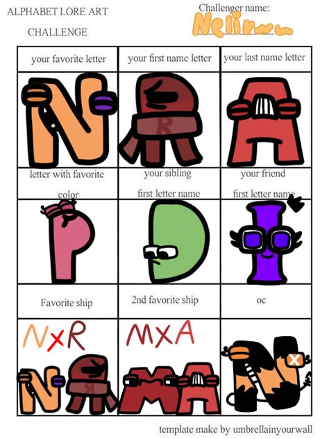 Alphabet Lore Challenge By Nelirwu On Deviantart