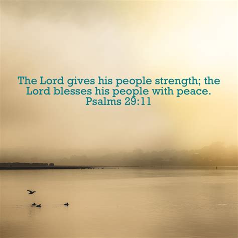 Psalms The Lord Gives His People Strength The Lord Blesses His