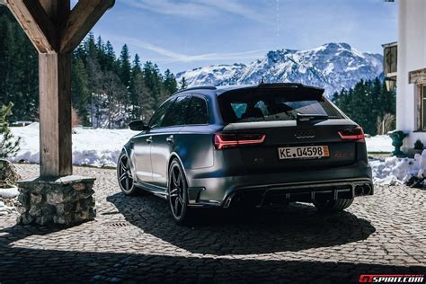 2015 Abt Audi Rs6 R Wagon Cars Black Matt Modified Wallpapers