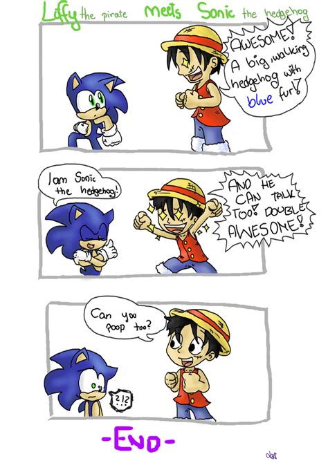 Luffy Meets Sonic By Leniproduction On Deviantart