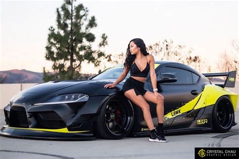 Toyota Supra A91 Vehicle Wrap Designs — Liveries Stripes Crystal Chau Graphic Design