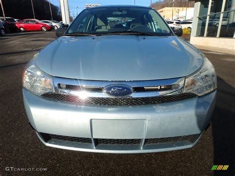 Light Ice Blue Metallic Ford Focus Se Sedan Photo