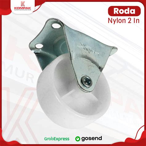 Jual Roda Nylon 2 Mati Roda Etalase Roda Trolley Roda Gerobak