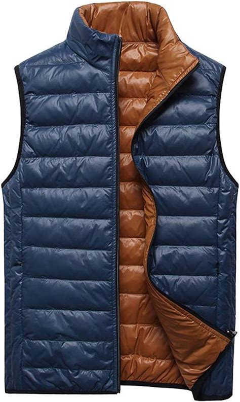 Dongbao Gilet Da Uomo In Piumino Leggero Piumino Senza Maniche