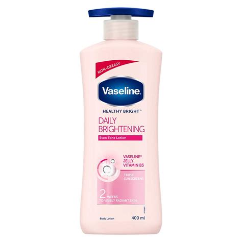 Vaseline Healthy Bright Daily Brightening Body Lotion 400 Ml Omgtricks