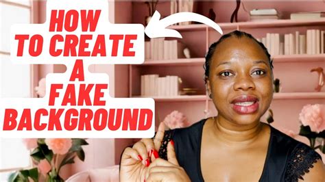 How To Create A Fake Background For Youtube Videos For Free Youtube